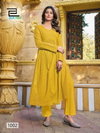 Blue Hills Schiffli Work Rayon Naira Cut Designer Kurtis Wholesale Shop In Surat